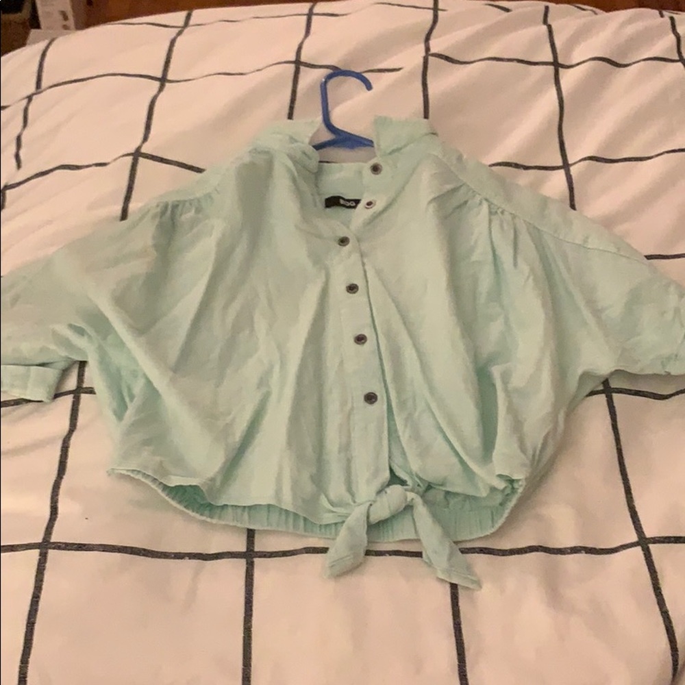 Mint colored summer shirt